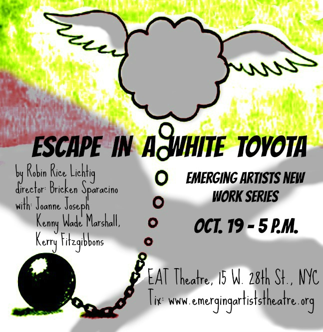 Escape in a White Toyota poster