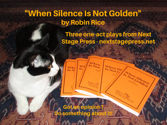 Book titled WHEN SILENCE IS NOT GOLDEN